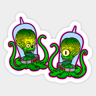 Aliens of Springfield Sticker